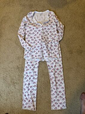 RARE LTD Roller Rabbit Pink Mouse Pajama Set